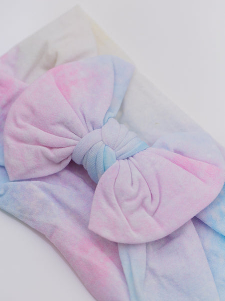 Pastel Tie Dye Knot Headwrap- MultiColored