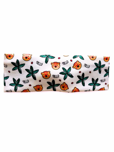 Girl Teddy Knot Headband- White