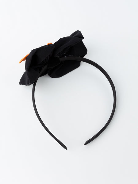 Halloween Big Bow Halloween Headband- Black