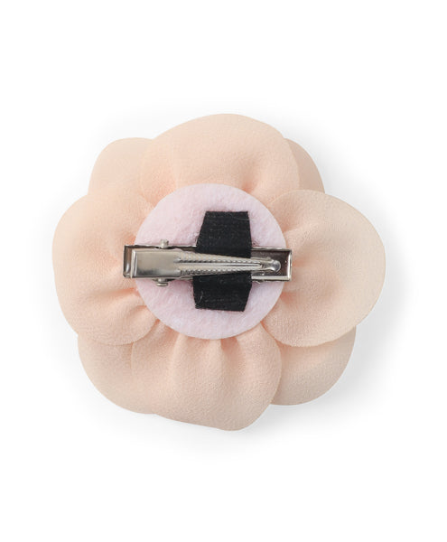 Delicate Rose Alligator Clip - Peach