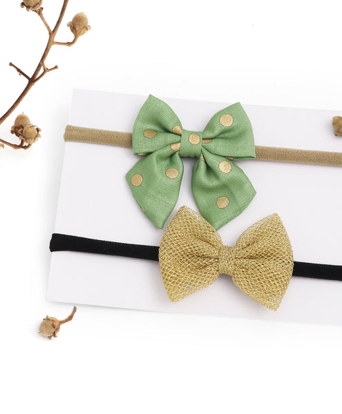 Petite Ethnic Headband Set - Golden