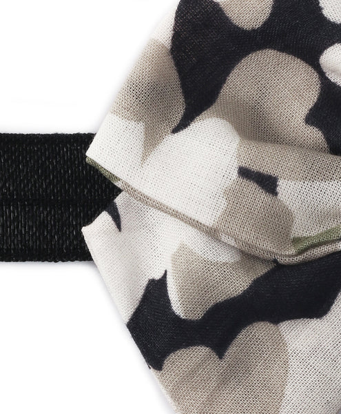 Printed School Bow Headband - Camouflage