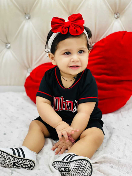 Big Bow Hairband - Red