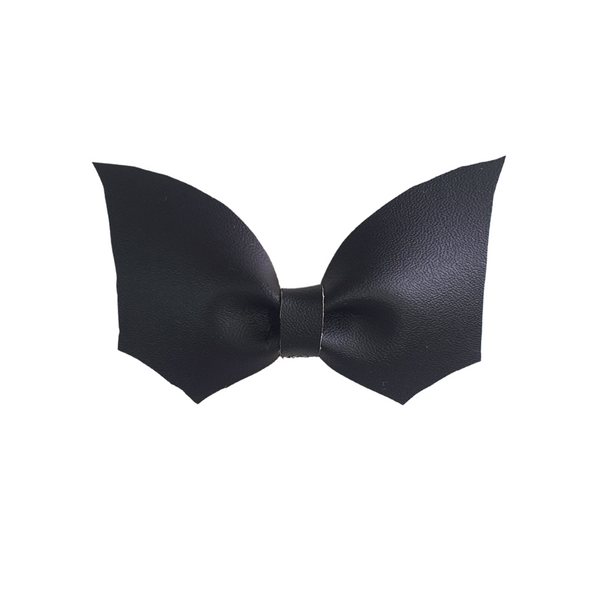 Halloween Bat Applique Alligator Hair Clip- Black