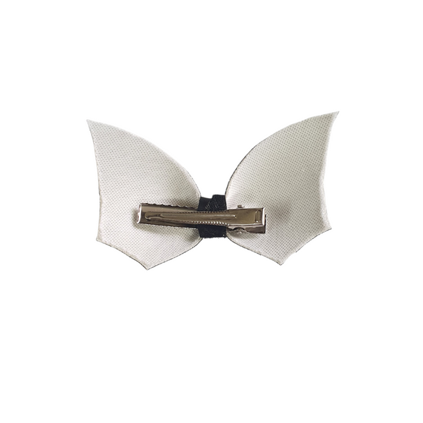 Halloween Bat Applique Alligator Hair Clip- Black
