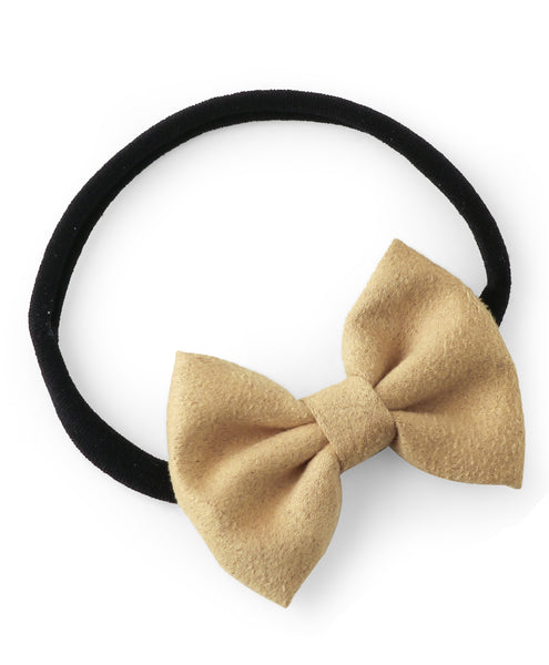 Petite Suede Bow Hairband Set