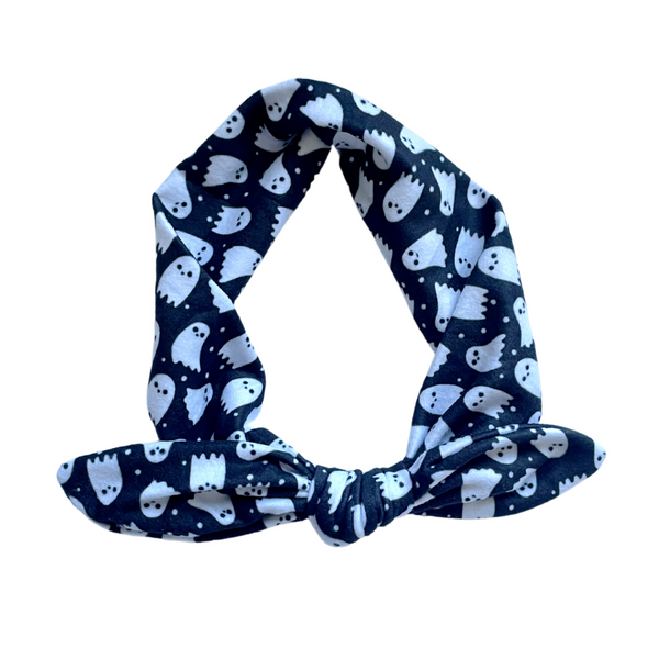 Halloween Ghost Headband- Black