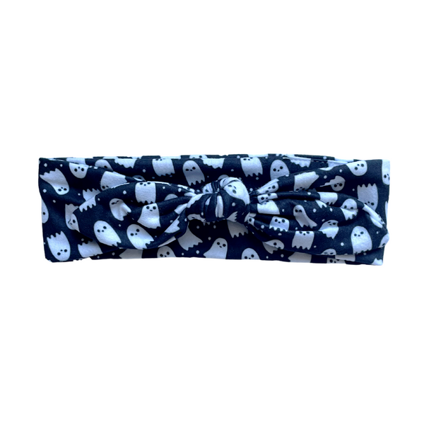 Halloween Ghost Headband- Black