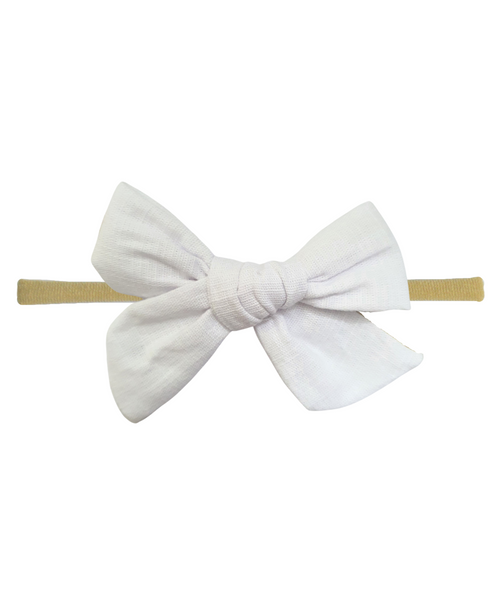 Christmas Knotted Bow Headband Set- Red, Green & White