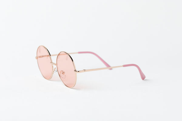 Pink Round Sunglasses for Kids