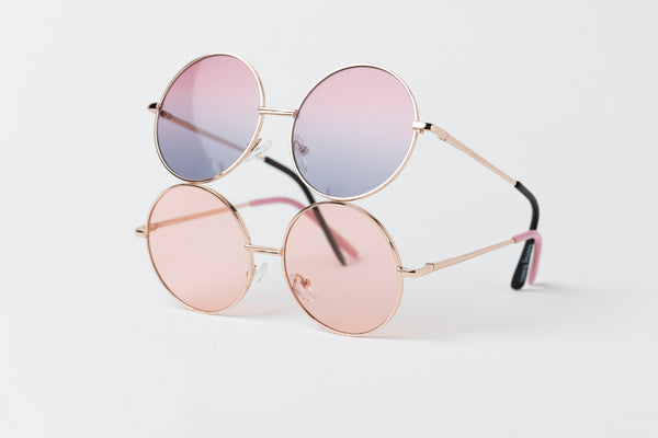 Multi-Colored Round Sunglasses for Kids