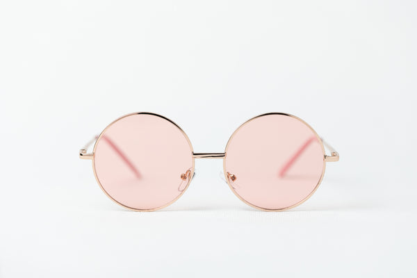 Pink Round Sunglasses for Kids
