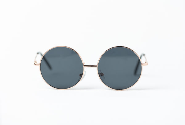 Black Round Sunglasses for Kids